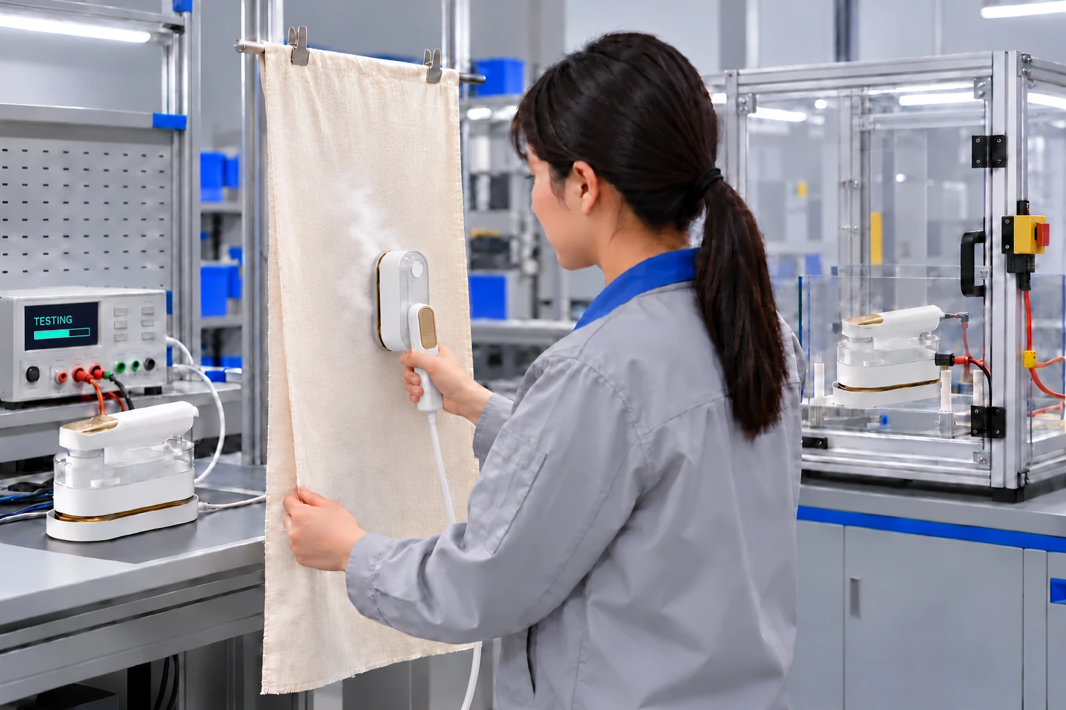 HS-8888X steam, power & dielectric testing · Illustrative scene
