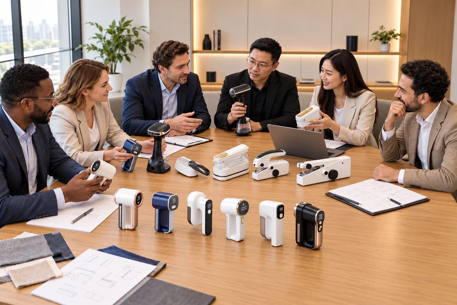 OEM cooperation meeting · Illustrative scene