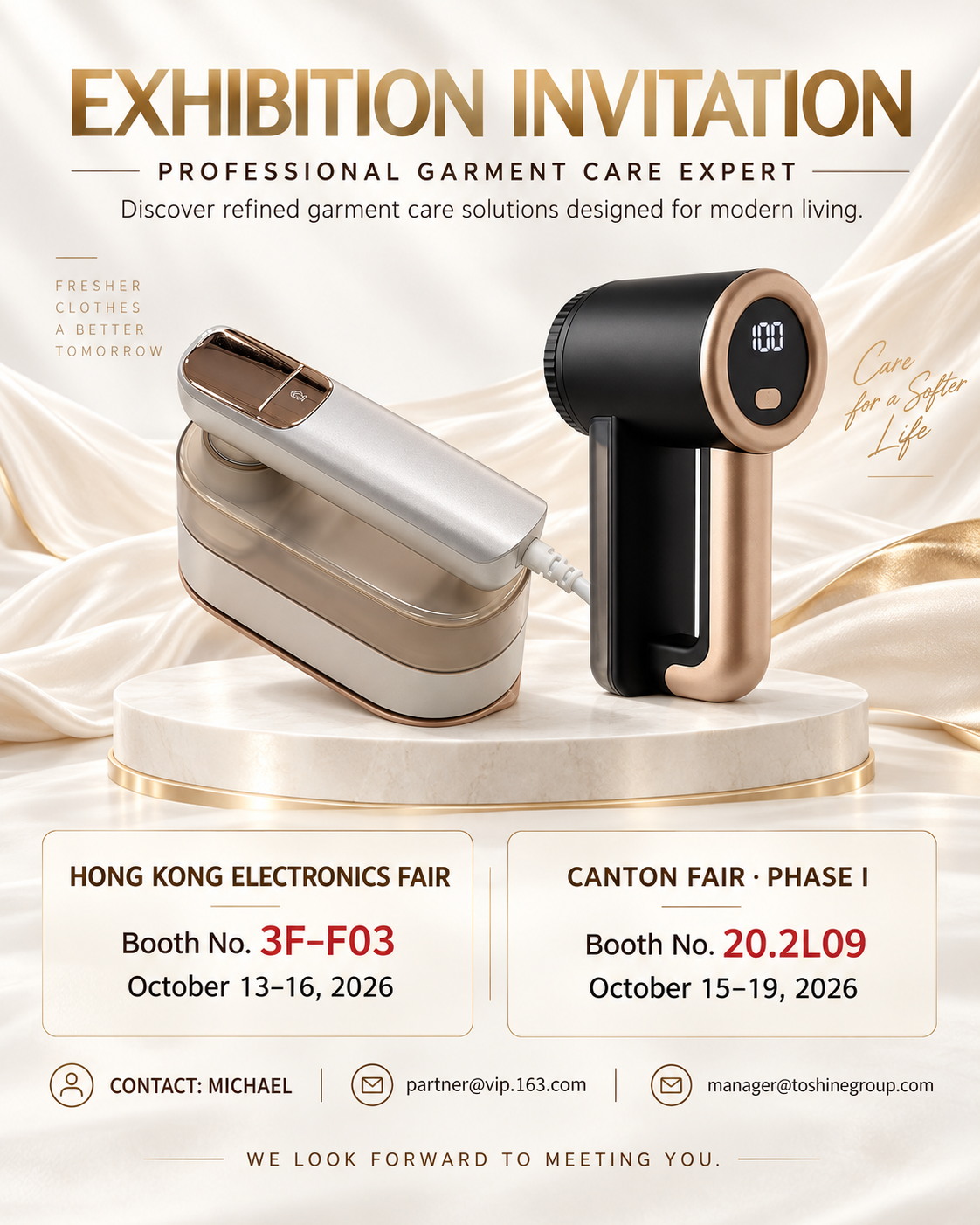 Meet TOSHINE at the Hong Kong Electronics Fair 2026